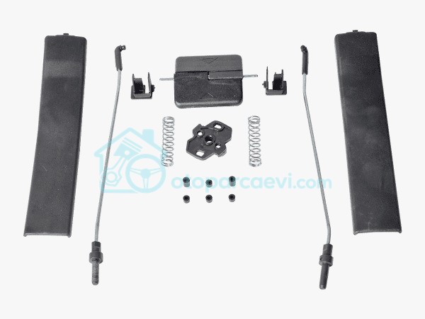 TRANSPORTER T5 SÜRGÜLÜ CAM AÇMA MANDALI SET -  - 7E0847795