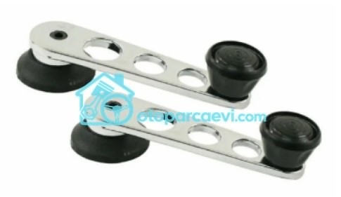 GOLF 1 CAM AÇMA KOLU KROM SİYAH DELİKLİ -  - AC837610B
