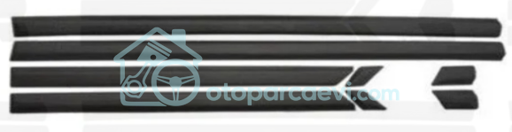 VOLKSWAGEN GOLF 3 KAPI BANDI 4 KAPI TAKIM YAPIŞKANLI TİP -  - 1H4853515