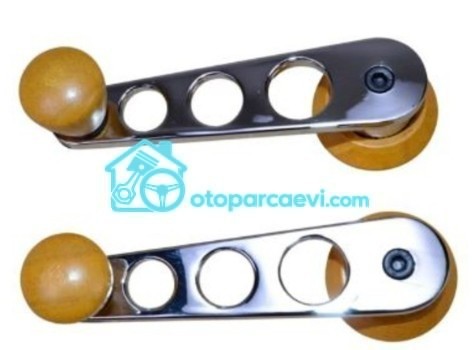 VOSVOS 1303 CAM KOLU KROM AHŞAP DELİKLİ -  - AC837611