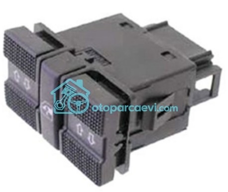 VOLKSWAGEN GOLF 3 CAM ACMA DÜĞMESİ ARKA (ÖN TARAFDAN KUMANDA EDİLEN DÜĞME) -  - 1H0959855A