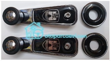 VOSVOS 1303 CAM AÇMA KOLU SİYAH KROM WOLKSBURG -  - 111837587C
