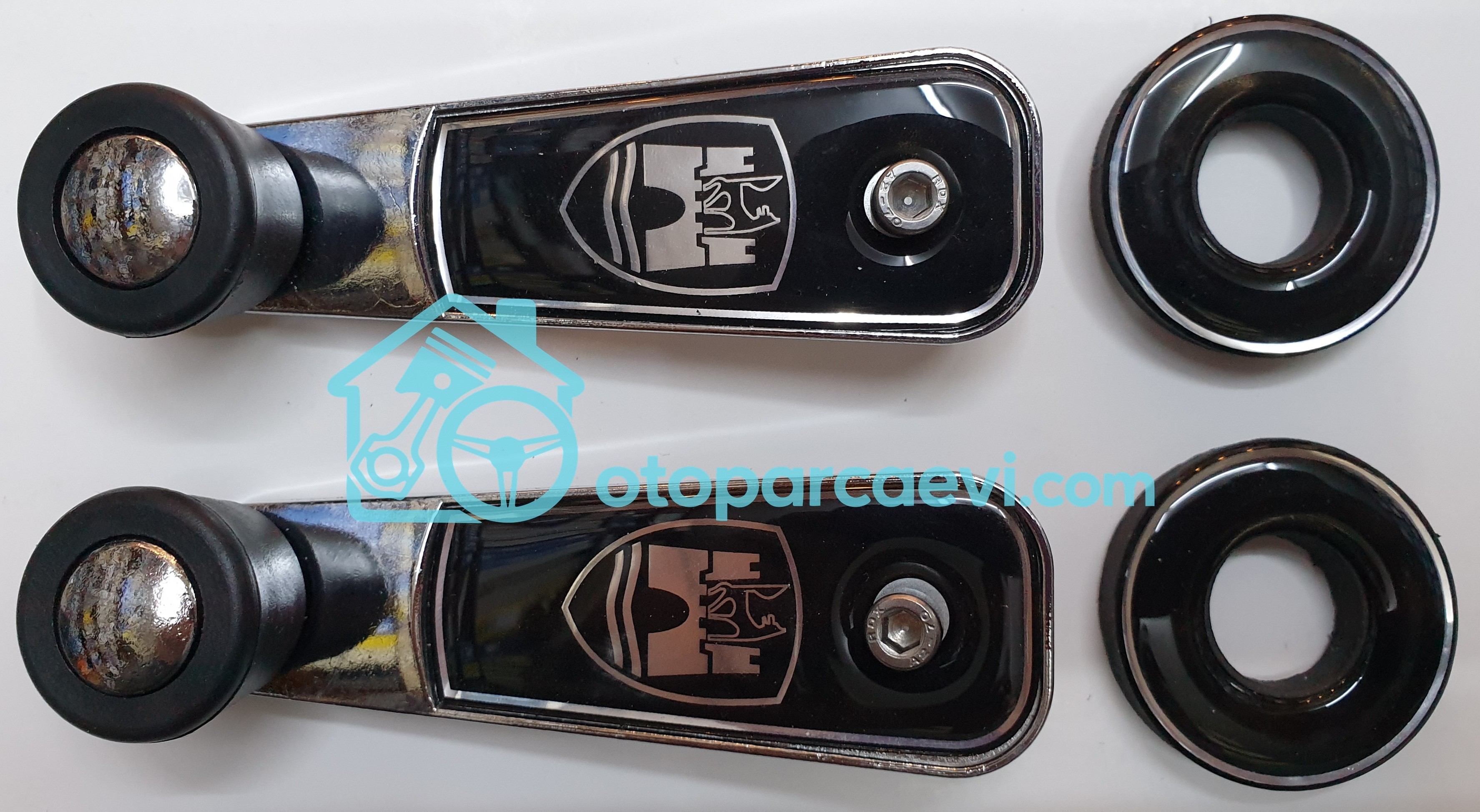 VOSVOS 1303 CAM AÇMA KOLU SİYAH KROM WOLFSBURG -  - 111837587D